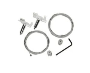 Adjustable Ceiling Hanging Cable System – Custom-Length Steel Wire for Signage, Displays, and Decor Installations