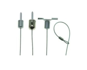 Adjustable Ceiling Hanging Cable System – Custom-Length Steel Wire for Signage, Displays, and Decor Installations