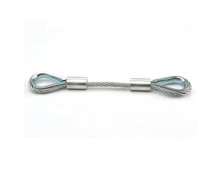 Heavy-Duty Wire Rope Eye Grommet Sling – Galvanized Steel Lifting Cable for Hoisting and Rigging Applications