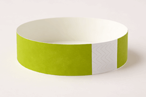 Lemon Green Tyvek Wristbands – 3/4" x 10" (500 Pieces/Pack)