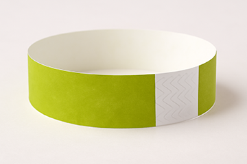 Lemon Green Tyvek Wristbands – 3/4" x 10" (500 Pieces/Pack)