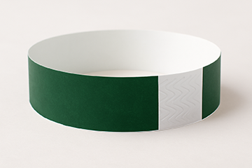 Forest Green Tyvek Wristbands – 3/4" x 10" (500 Pieces/Pack)