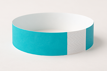 Aqua Blue Tyvek Wristbands – 3/4" x 10" (500 Pieces/Pack)