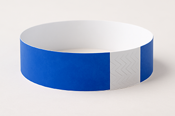 Deep Royal Blue Tyvek Wristbands – 3/4" x 10" (500 Pieces/Pack)