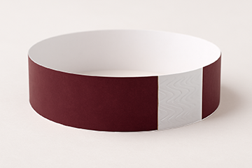 Wine Burgundy Red Tyvek Wristbands – 3/4" x 10" (500 Pieces/Pack)
