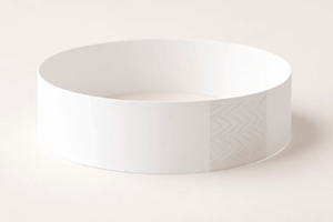 White Tyvek Wristbands – 3/4" x 10" (500 Pieces/Pack)