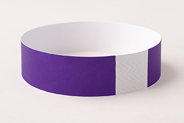 Purple Tyvek Wristbands – 3/4" x 10" (500 Pieces/Pack)