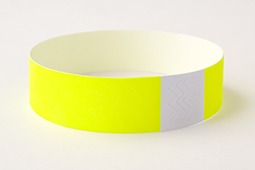 Neon Yellow Tyvek Wristbands – 3/4" x 10" (500 Pieces/Pack)