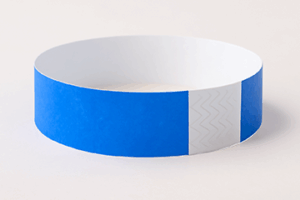 Neon Blue Tyvek Wristbands – 3/4" x 10" (500 Pieces/Pack)