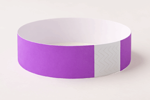 Neon Purple Tyvek Wristbands – 3/4" x 10" (500 Pieces/Pack)