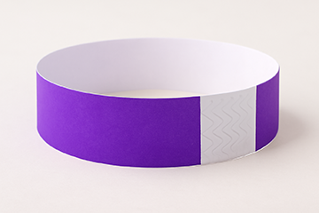 Bright Purple Tyvek Wristbands – 3/4" x 10" (500 Pieces/Pack)