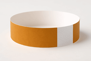 Gold Tyvek Wristbands – 3/4" x 10" (500 Pieces/Pack)