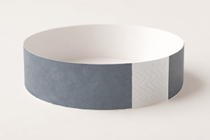 Silver Tyvek Wristbands – 3/4" x 10" (500 Pieces/Pack)