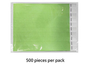 Gold Tyvek Wristbands – 3/4" x 10" (500 Pieces/Pack)