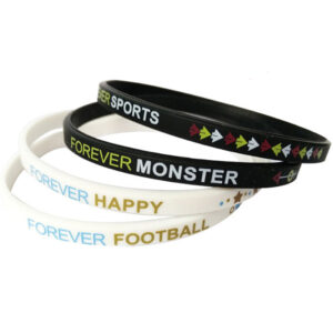 Custom 1/2" Silicone Wristbands – Printed, Debossed, Embossed, Color-Filled & Specialty Designs