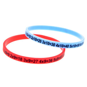 Custom 1/2" Silicone Wristbands – Printed, Debossed, Embossed, Color-Filled & Specialty Designs