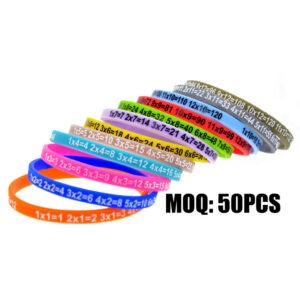 Custom 1/2" Silicone Wristbands – Printed, Debossed, Embossed, Color-Filled & Specialty Designs