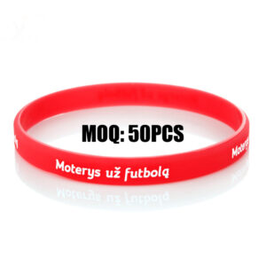 Custom 1/2" Silicone Wristbands – Printed, Debossed, Embossed, Color-Filled & Specialty Designs