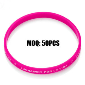 Custom 1/2" Silicone Wristbands – Printed, Debossed, Embossed, Color-Filled & Specialty Designs
