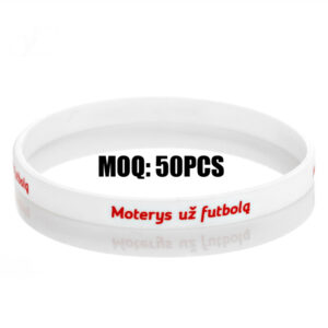 Custom 1/2" Silicone Wristbands – Printed, Debossed, Embossed, Color-Filled & Specialty Designs
