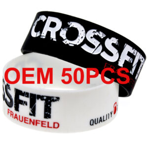 Custom 1" Wide Silicone Bracelets – Debossed, Embossed, Printed & Color Filled
