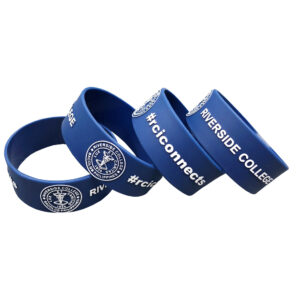 Custom 1" Wide Silicone Bracelets – Debossed, Embossed, Printed & Color Filled