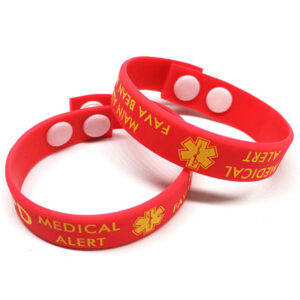 Custom Adjustable Silicone Wristbands with Snap Closure – Plastic or Metal Buttons