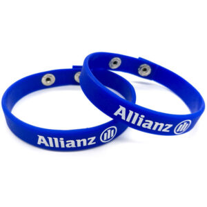 Custom Adjustable Silicone Wristbands with Snap Closure – Plastic or Metal Buttons
