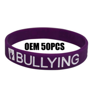 Custom Debossed Color-Filled Silicone Wristbands – Personalized Awareness, Fundraiser & Promotional Bracelets