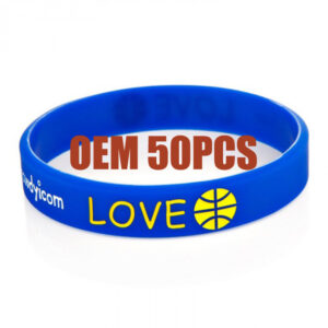 Custom Debossed Color-Filled Silicone Wristbands – Personalized Awareness, Fundraiser & Promotional Bracelets