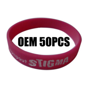 Custom Debossed Color-Filled Silicone Wristbands – Personalized Awareness, Fundraiser & Promotional Bracelets