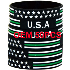 Custom Debossed Color-Filled Silicone Wristbands – Personalized Awareness, Fundraiser & Promotional Bracelets