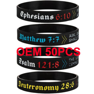 Custom Debossed Color-Filled Silicone Wristbands – Personalized Awareness, Fundraiser & Promotional Bracelets