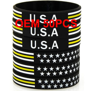 Custom Debossed Color-Filled Silicone Wristbands – Personalized Awareness, Fundraiser & Promotional Bracelets