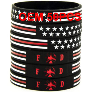 Custom Debossed Color-Filled Silicone Wristbands – Personalized Awareness, Fundraiser & Promotional Bracelets