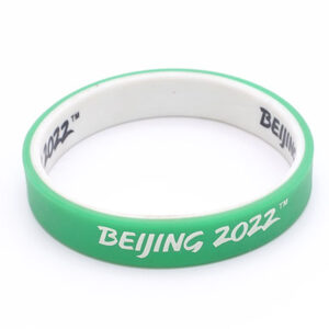 Custom Dual Layer Silicone Wristbands – Double Layer Personalized Awareness Bracelets