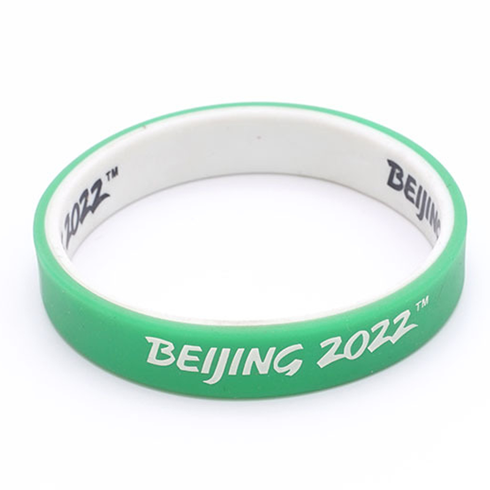 Custom Dual Layer Silicone Wristbands – Double Layer Personalized Awareness Bracelets