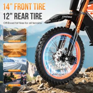 X01 Electric Dirt Bike – 3000W Peak Motor, 48V 20Ah Battery, Hydraulic Brakes, Full Suspension