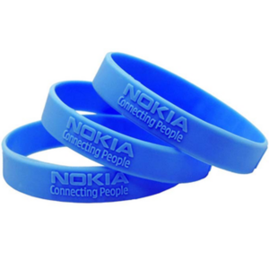 Custom Embossed Silicone Wristbands – Raised Logo & Message Wristbands