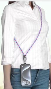 USB-C Charging Cable Phone Lanyard with Optional Custom Laser Logo Snap Closure