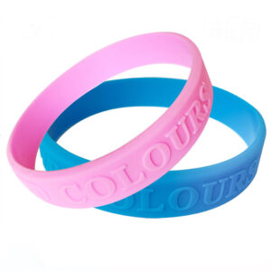Custom Embossed Silicone Wristbands – Raised Logo & Message Wristbands