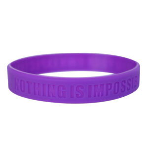 Custom Debossed Silicone Wristbands – Personalized Awareness, Fundraising & Event Bracelets