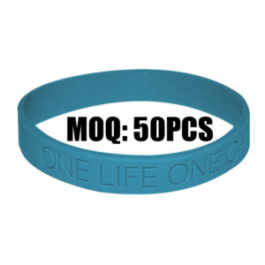 Custom Debossed Silicone Wristbands – Personalized Awareness, Fundraising & Event Bracelets