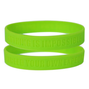 Custom Debossed Silicone Wristbands – Personalized Awareness, Fundraising & Event Bracelets