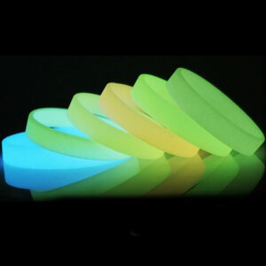 Custom Glow in the Dark Silicone Wristbands
