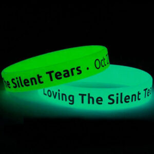 Custom Glow in the Dark Silicone Wristbands