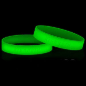 Custom Glow in the Dark Silicone Wristbands
