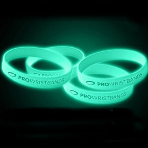 Custom Glow in the Dark Silicone Wristbands