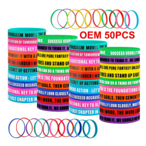 Custom Silk Screen Printed Silicone Wristbands – Pantone Color Matched