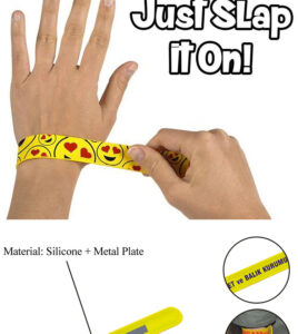 Custom Silicone Slap Bracelets | Printed Snap Wristbands | Kids & Adults